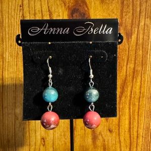 Anna Bella Beaded Dangle Drop Earrings